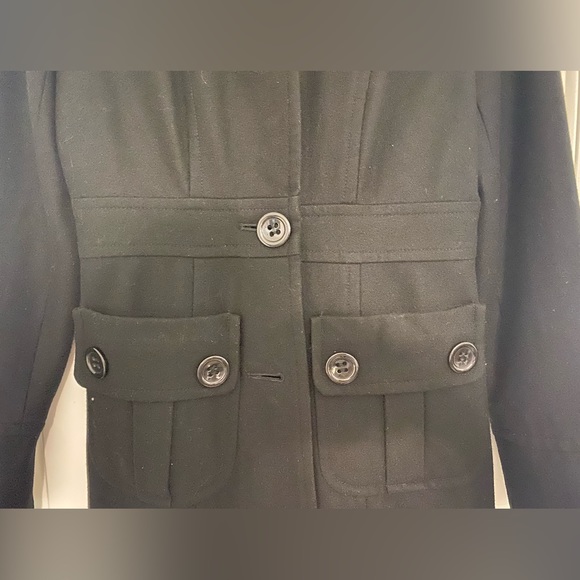 Tulle Peacoat, black, size:S - Picture 2 of 5